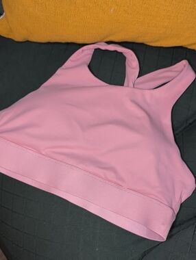 Fabletics Women's Pink Buff Ella High Impact Supportive Sports Bra Size L